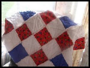 Boutique Infant Toddler Cowboy Boot Rag Quilt