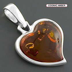 Amber Heart Necklace - Poland