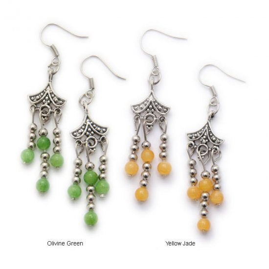Tibetan Rain Drop Earrings - China