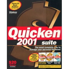 Turbo Tax TurboTax 2000 Deluxe CD with Quicken 2001 Deluxe CD & Quicken Family Lawyer 2001 CD