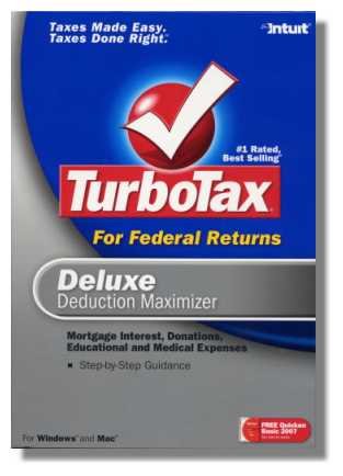 2007 TurboTax Deluxe Federal Turbo Tax