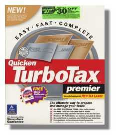 TurboTax Premier 2001 Federal Returns Turbo Tax