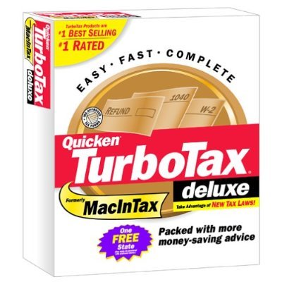 TurboTax Deluxe 1995 Federal Turbo Tax Apple MAC