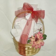 Japanese Cherry Blossom Spa Basket