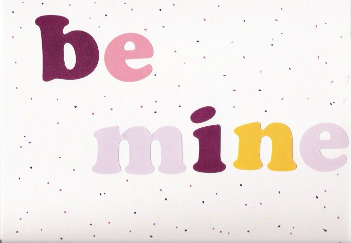 Be Mine Valentine's Day Card