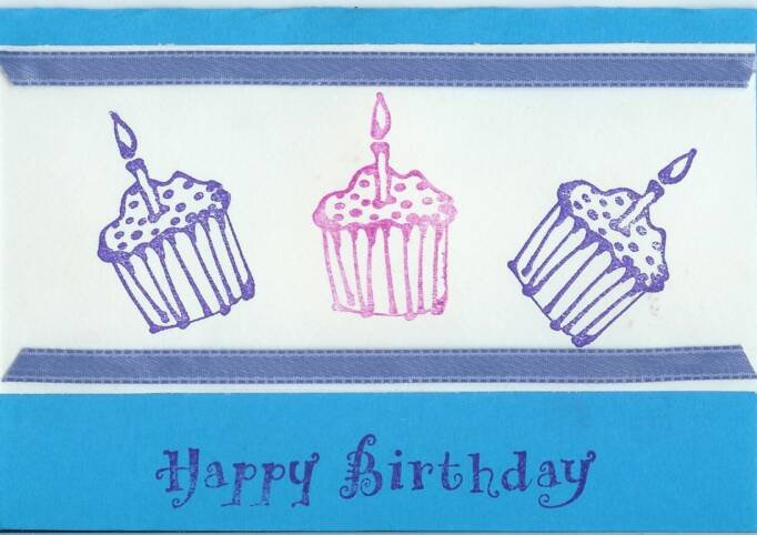 Birthday Cupcakes Card