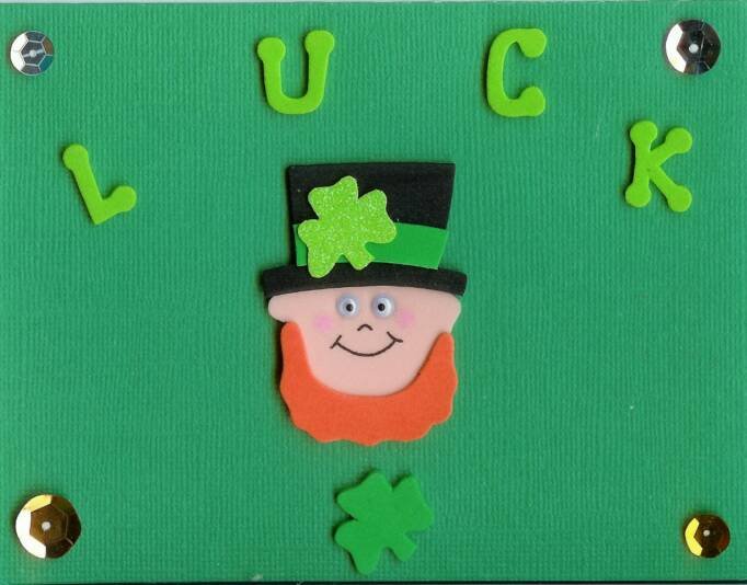 Leprechaun Luck Card