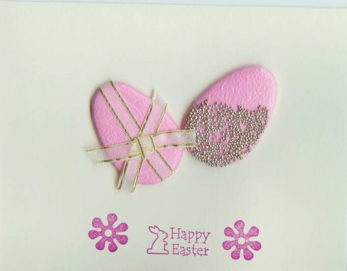 Easter Eggs & Flowers Card