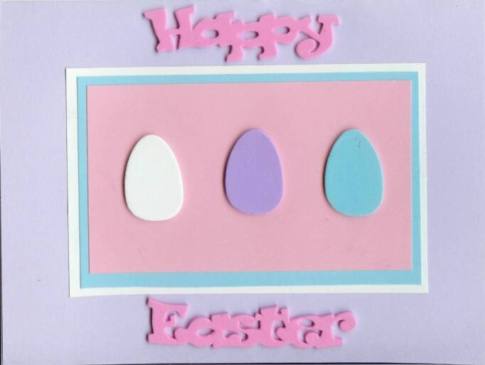 Happy Easter Eggs Card