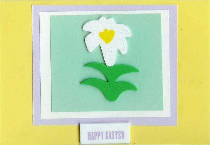 Happy Easter Lily Card