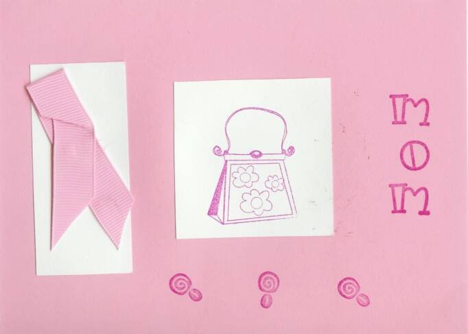 Breast Cancer Awareness Mom Card