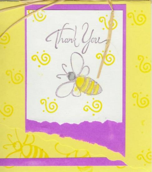 Bumble Bee Thank You Card