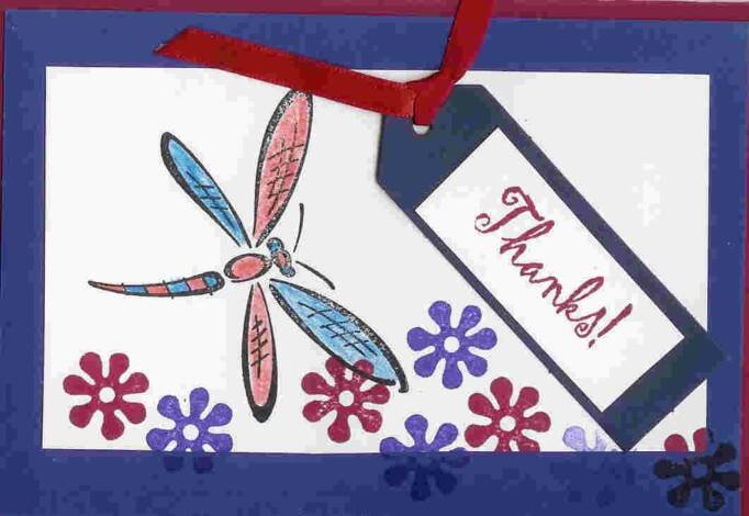 Dragonfly Thanks Card