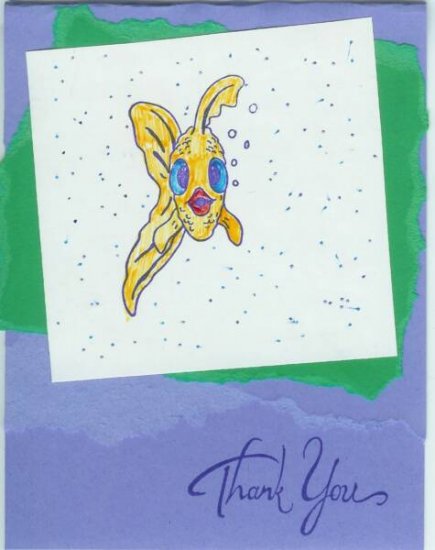 Fish Thank You Card
