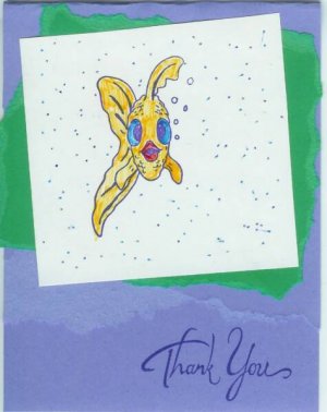 Fish Thank You Card