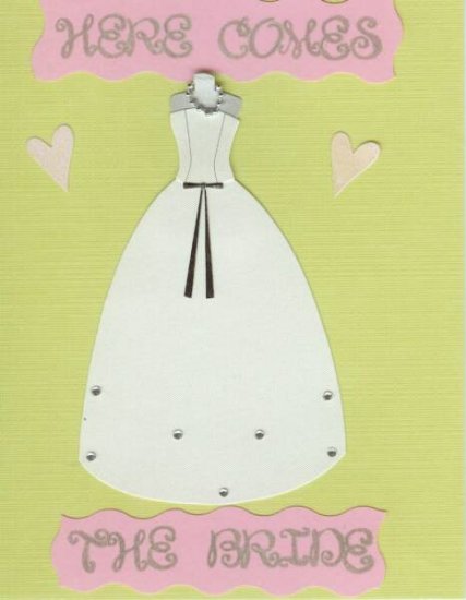 Here Comes the Bride Card