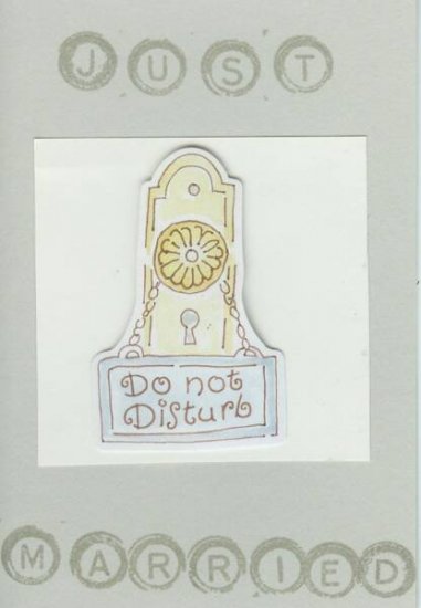 Just Married Wedding Card
