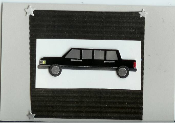 Limo Wedding Card