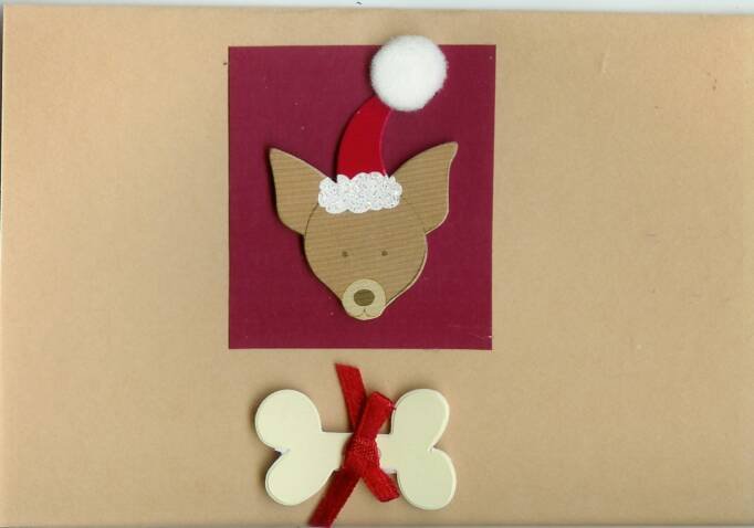 Chihuahua Christmas Card