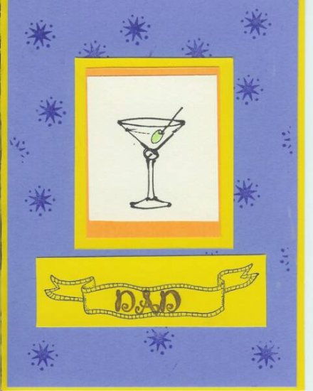 Dad's Martini Card