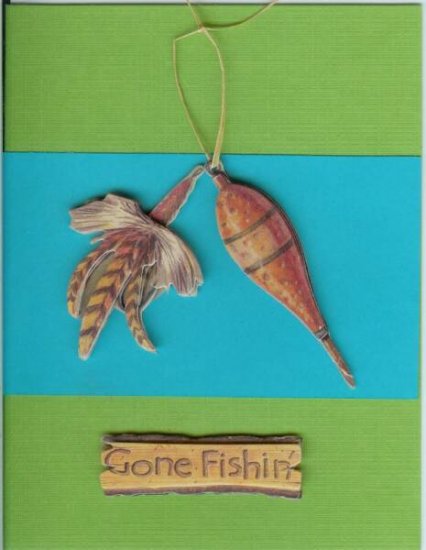 Gone Fishin' Card