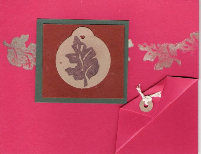 Leaves Print Card