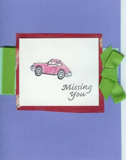 Missing You Card Card