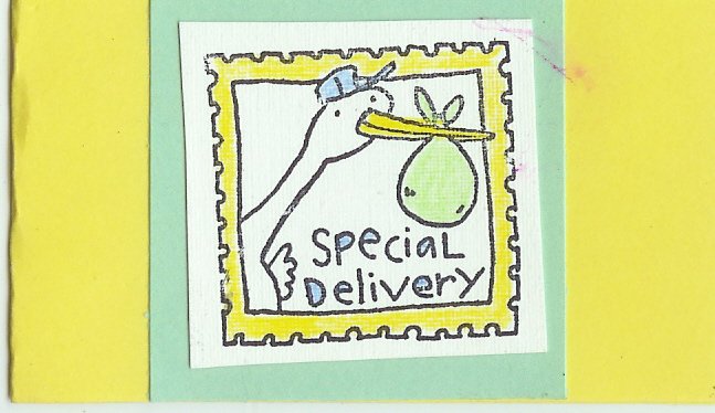 Special Delivery Baby Card