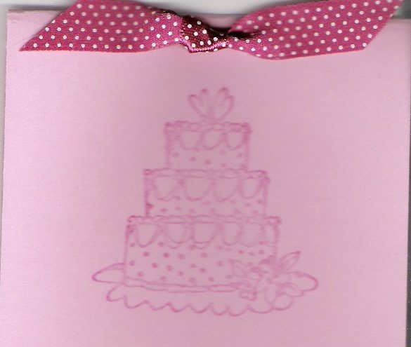 Wedding Cake Card