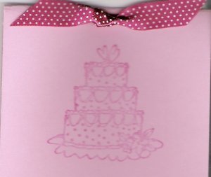 Wedding Cake Card