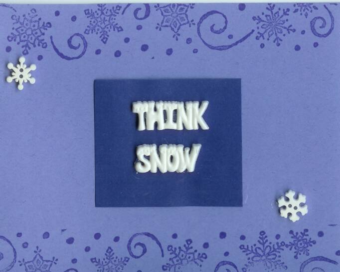 Think Snow Card