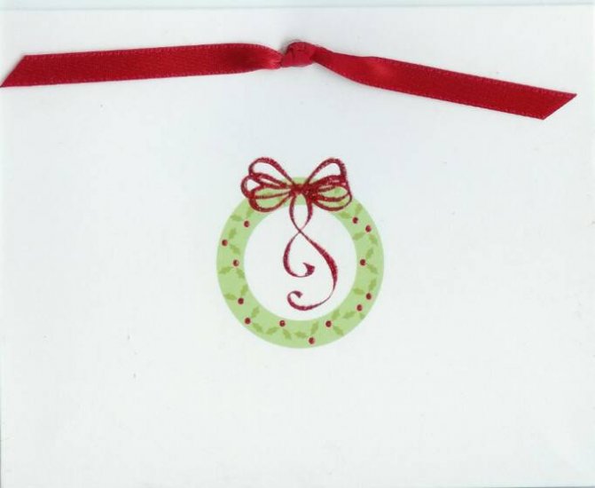 Christmas Wreath Card