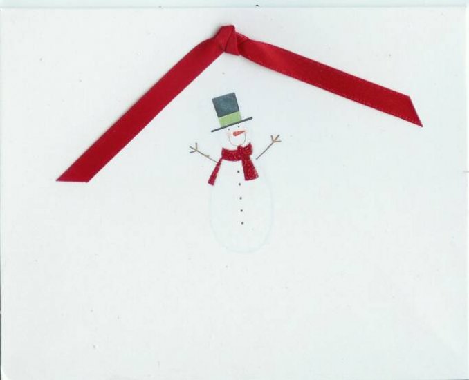 Snowman Christmas Card