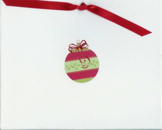 Christmas Ornament Card