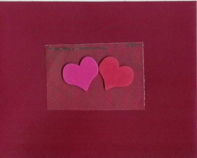 Two Hearts Card