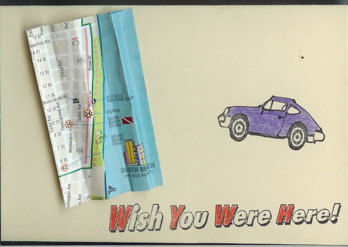 Wish You Were Here Card