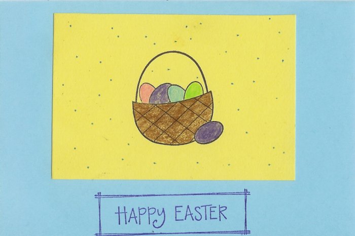 Happy Easter Basket Card
