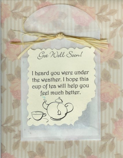 Tea Get Well Card