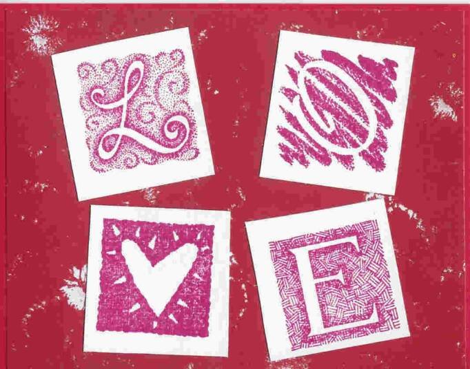 Love Blocks Card