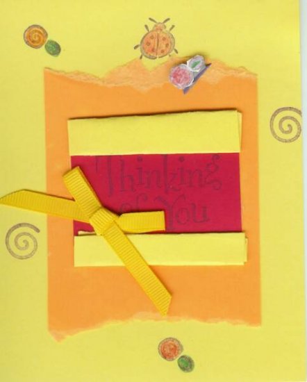 Thinking of You Ladybug Card