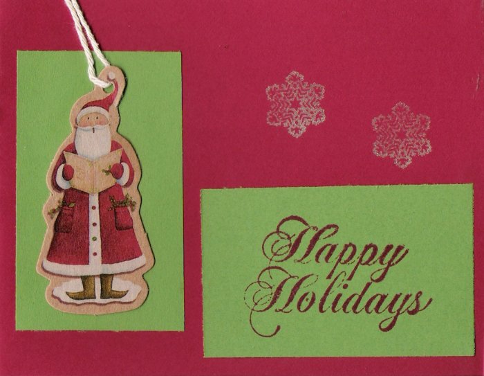 Santa Happy Holidays Card