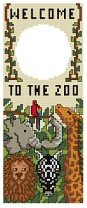 Welcome to the Zoo Door Hanger