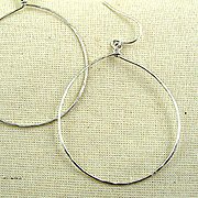 Endless Silver Hoops