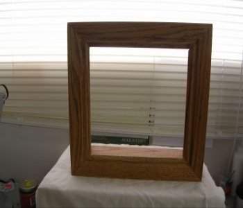 Solid Oak Frame For Glass Block Lights