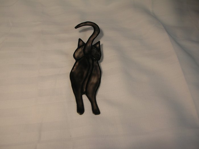 Black Cat Pop Bottle Suncatcher