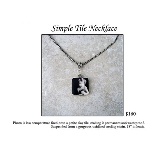 Simple Tile Necklace