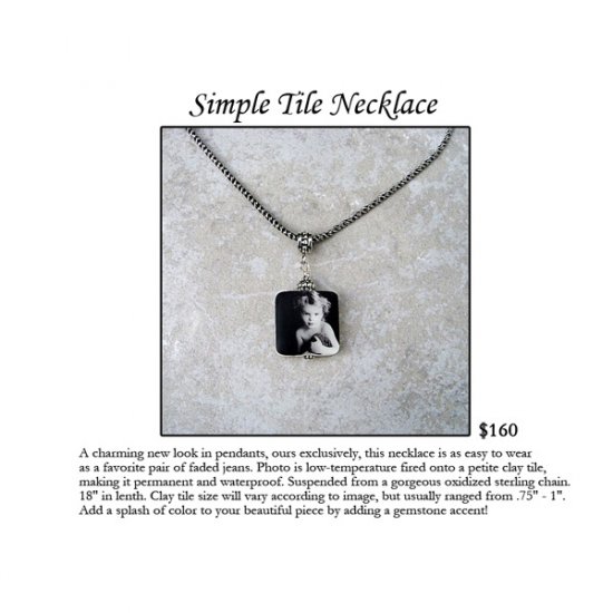 Simple Tile Necklace