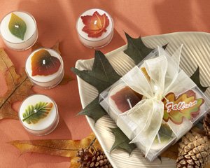 "Fall in Love" Tealight Candles (Set of 4)