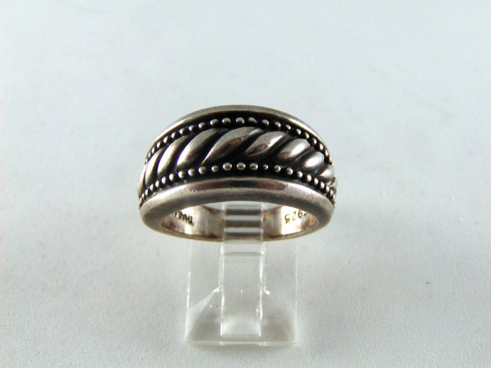 VINTAGE STERLING SILVER ENGAGEMENT STYLE RING SIZE 7 1/2