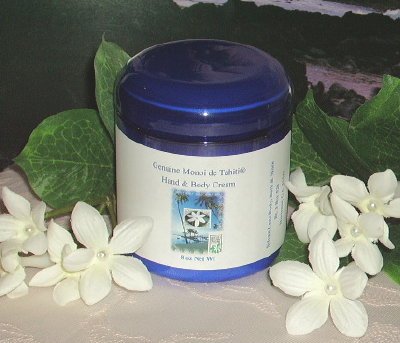 Monoi de Tahiti Tiare Gardenia Hand & Body Cream 8oz Jar